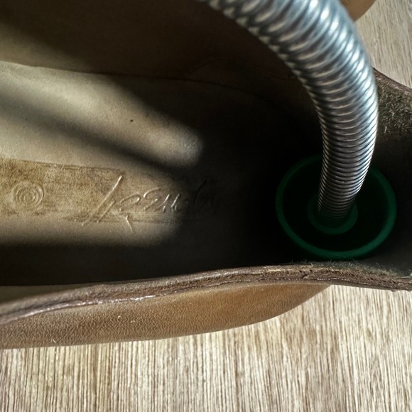 Marsell Italian Leather Brown Distressed Slip On Loafer Shoes Mens Sz 43 - Picture 5 of 9